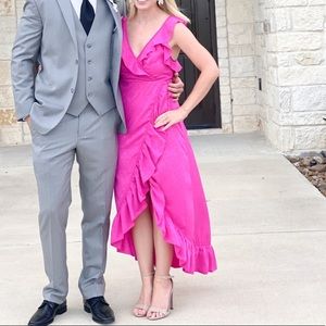 Topshop ruffle dress